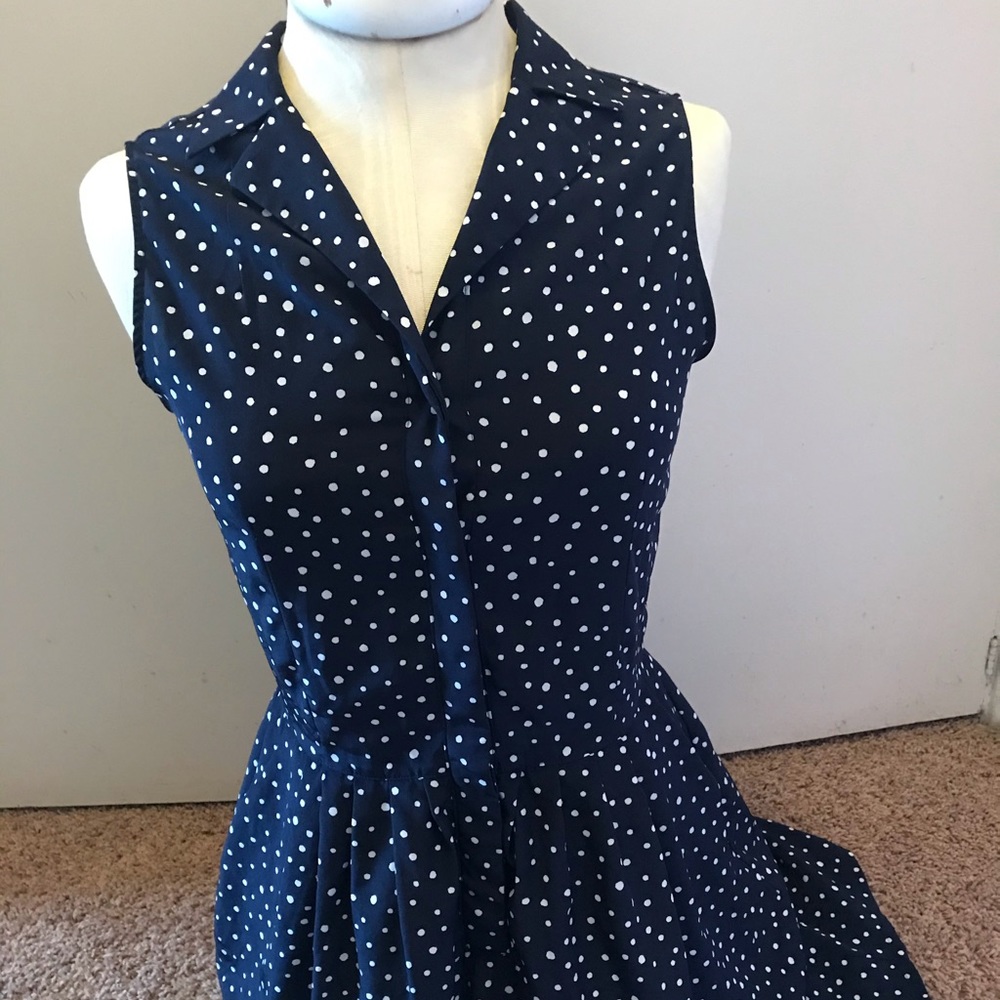 Uniqlo polka dot dress